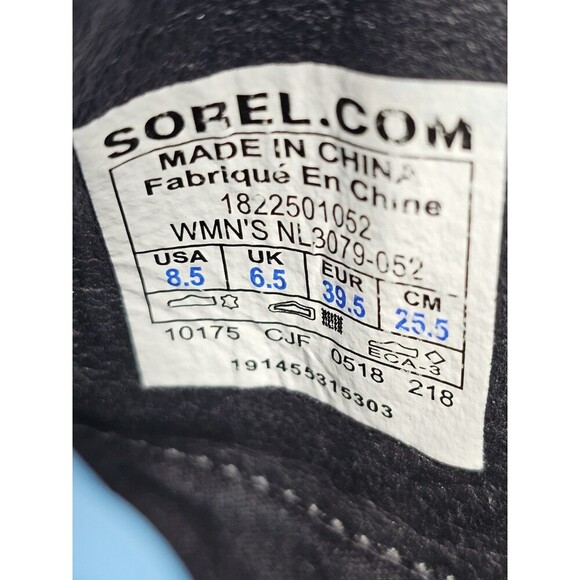 Sorel Womens Lolla Gray Suede Round Toe Pull On Ankle Chelsea Boots Size 8.5 - Picture 7 of 7